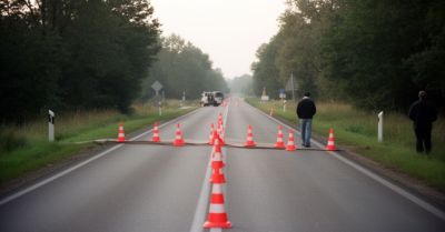 Kierowca audi z pół promila wjechał na teren wypadku